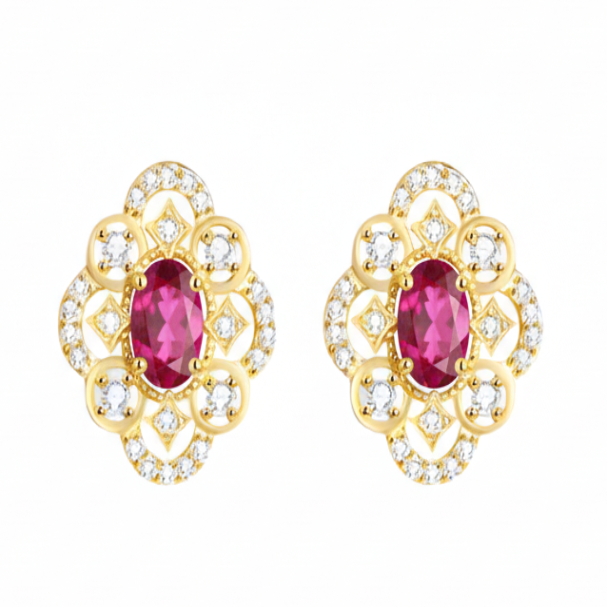 Victorian Ruby Earrings – Aubrey Adele