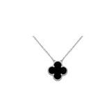 Reversable Quatrefoil Silver