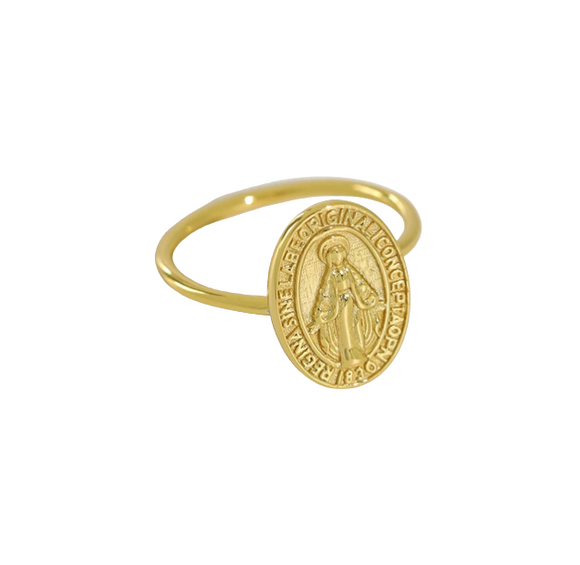 Mary Miraculous Medal Ring