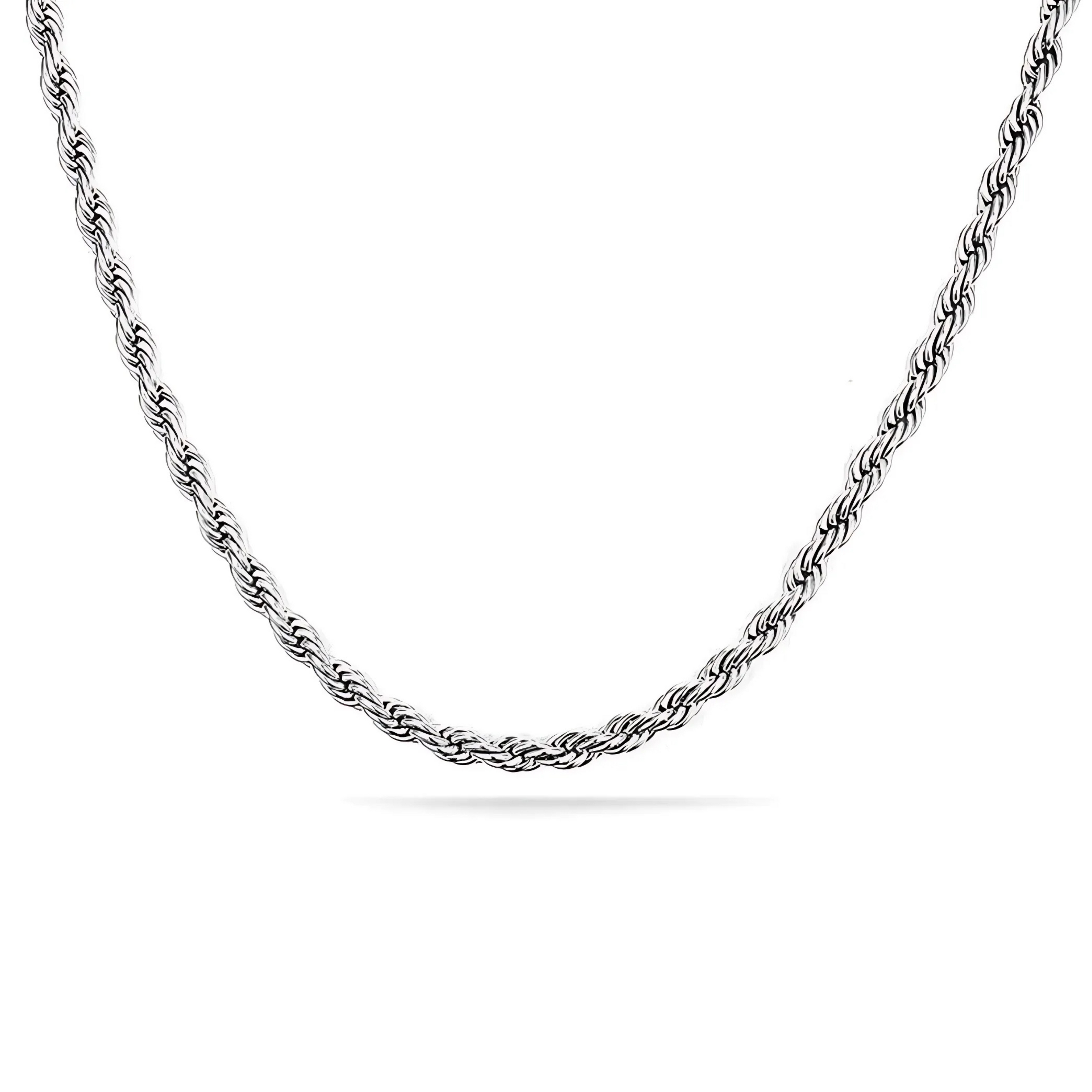 2mm - Rope  Silver