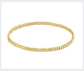 2mm Bead Bracelet Gold