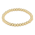 5mm Bead Bracelet Gold
