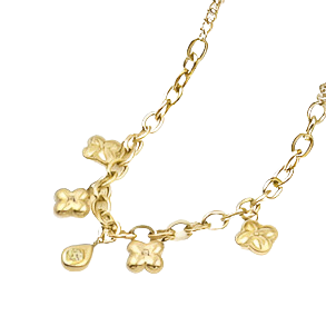 Quatrefoil Charm Necklace