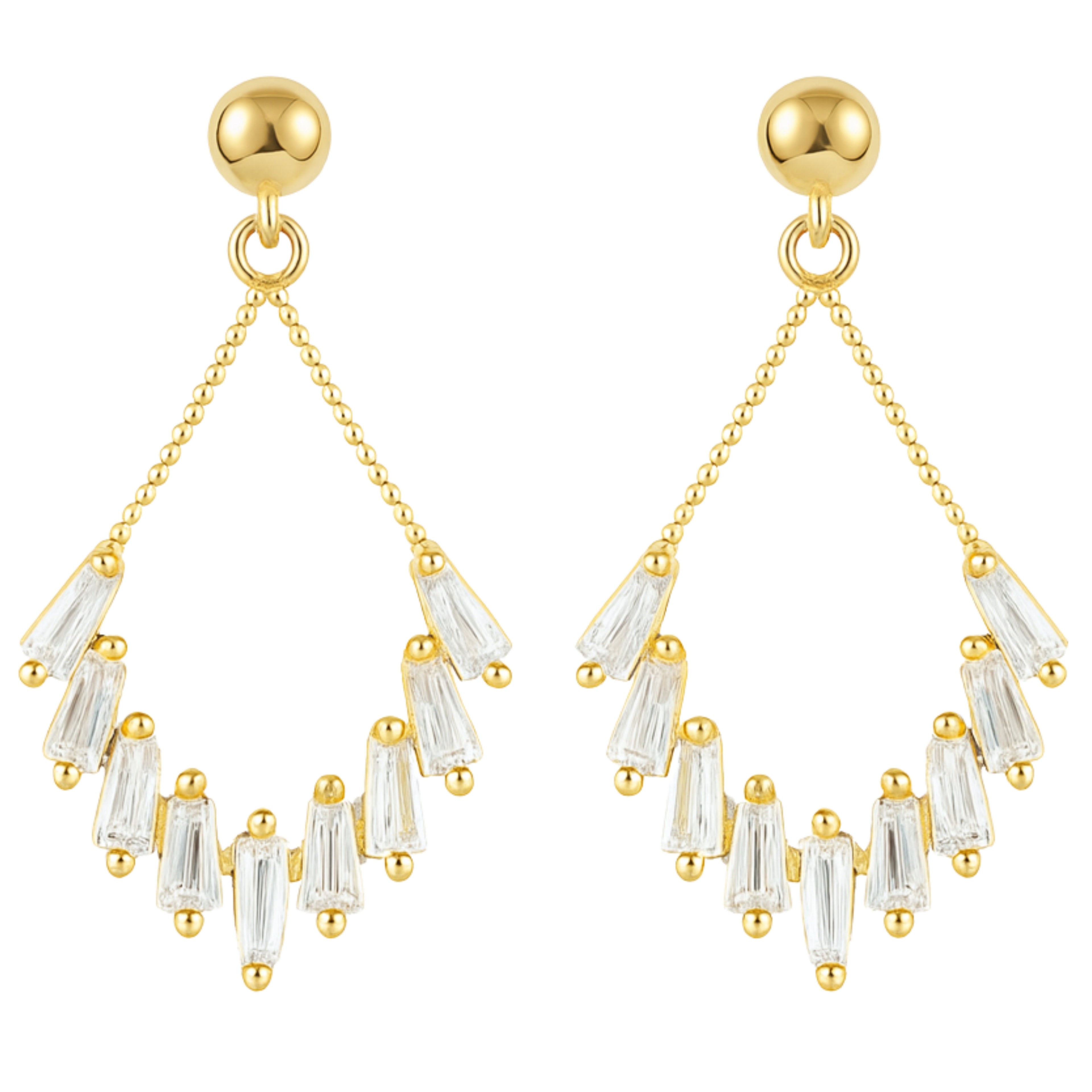 Art Deco Shimmer Earrings