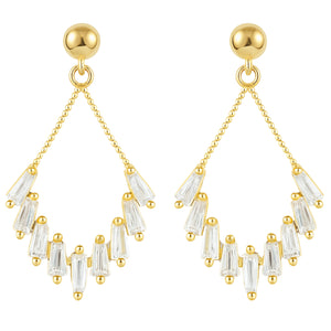 Art Deco Shimmer Earrings