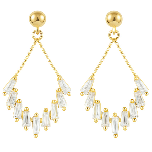 Art Deco Shimmer Earrings