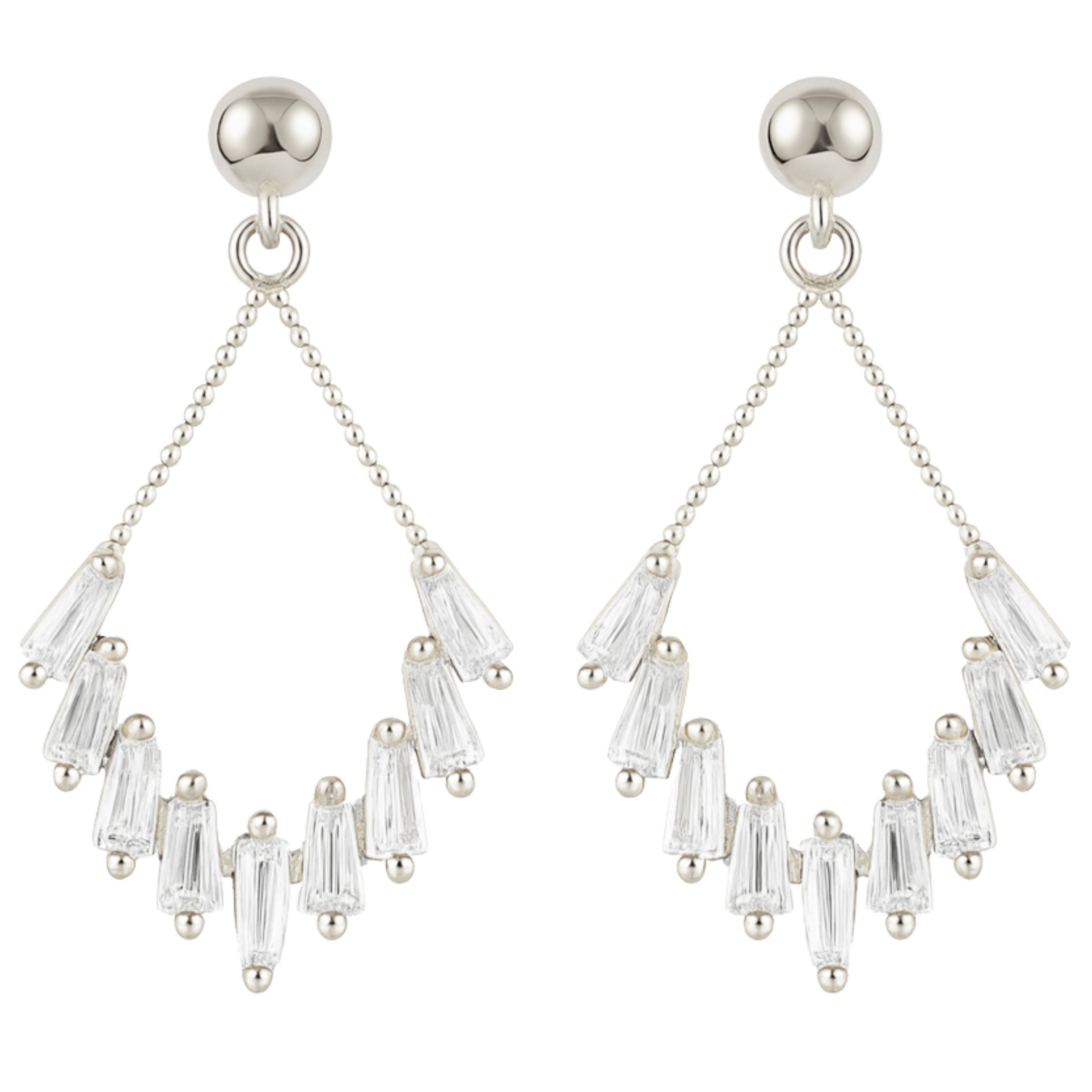 Art Deco Shimmer Earrings