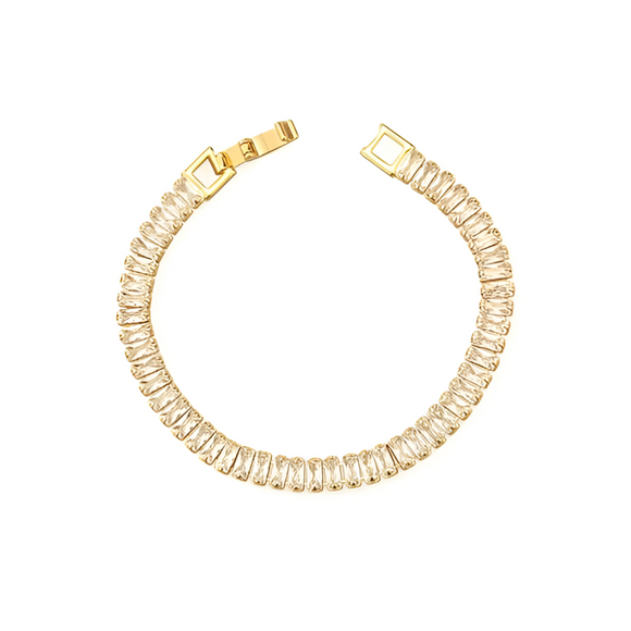 Baguette Bling Tennis Bracelet