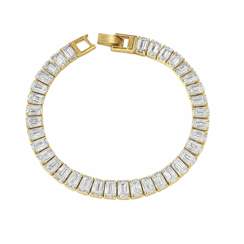 Baguette Bling Tennis Bracelet