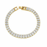 Baguette Bling Tennis Bracelet