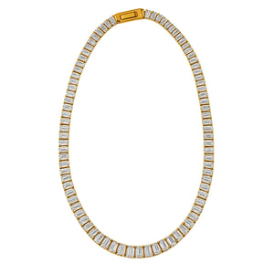 Baguette Tennis Necklace