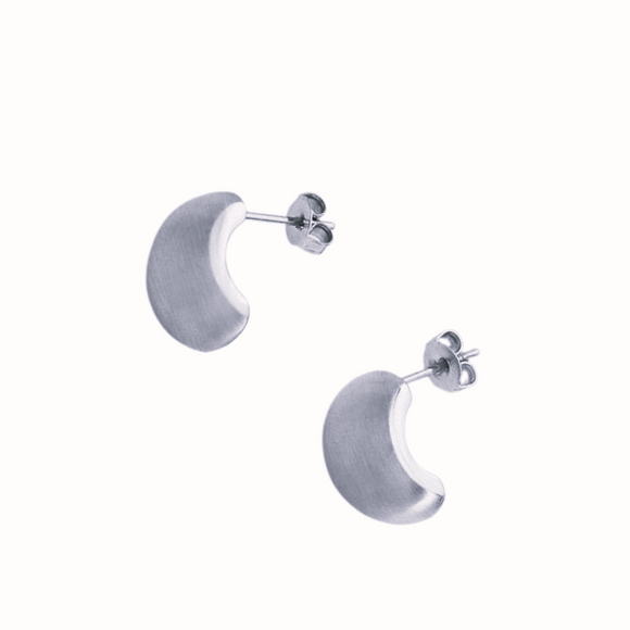 Curved Satin Studs