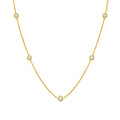 Diamond Bezel Necklace