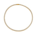 Diamond (Simulated)  Tennis Necklace