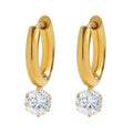 Diamond (simulated) Drop Earring