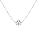 Drilled Single Sim Diamond Silver