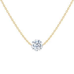 Drilled Single Simulated Diamond