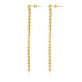 gold  chain duster earrings