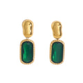 emerald stone earrings 