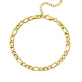Figaro Bracelet Gold