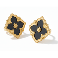 French Cross Black Stud