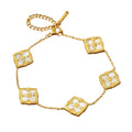 French Cross Ivory Bracelet