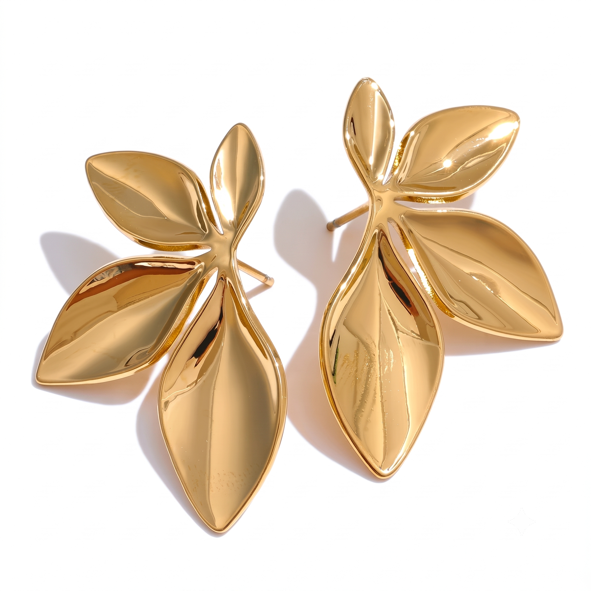 Radiant Leaf Earrings