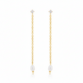 Gold Chain Pearl Dusters