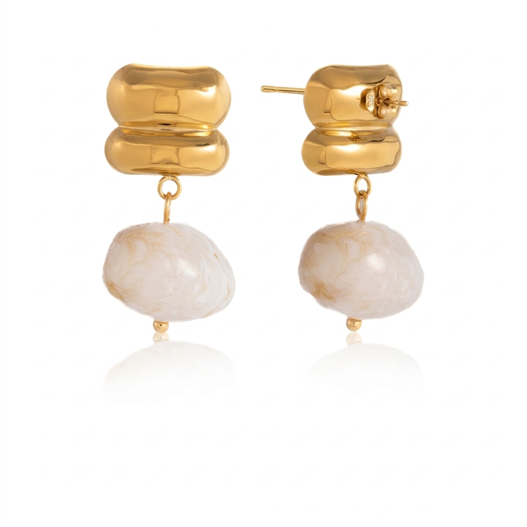Stone Drop Earrings
