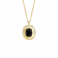 Black Shield Necklace