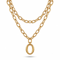 Toggle Double Chain Necklace