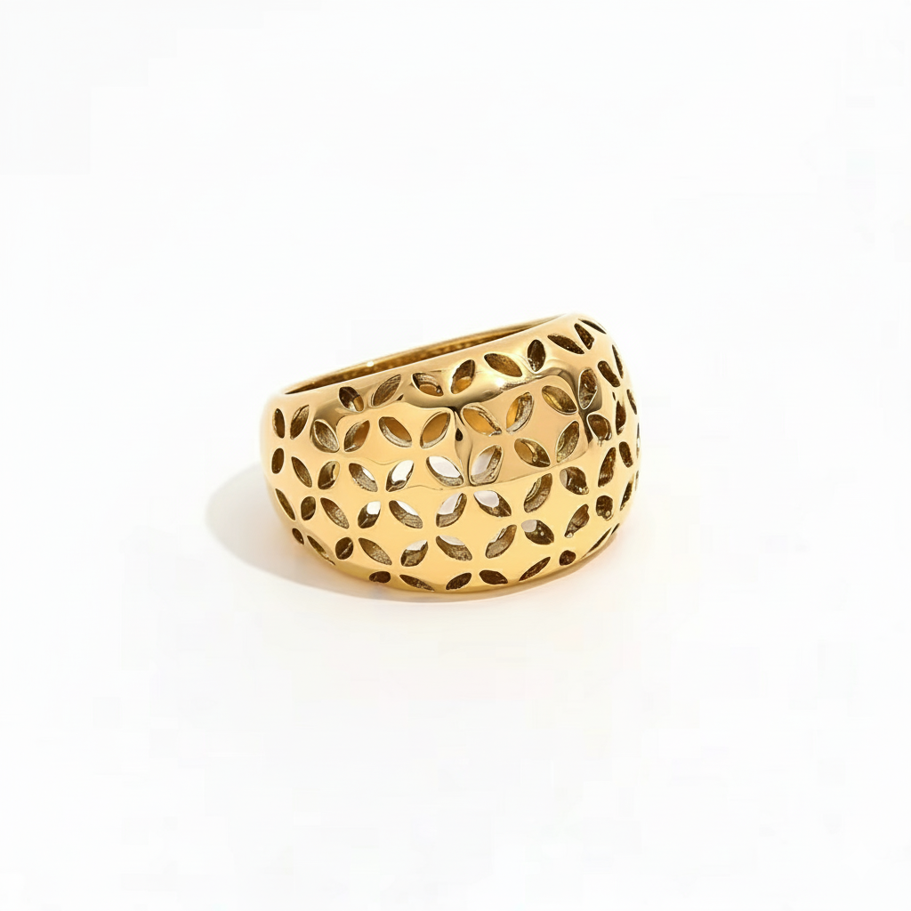 Filigree Quatrefoil Ring