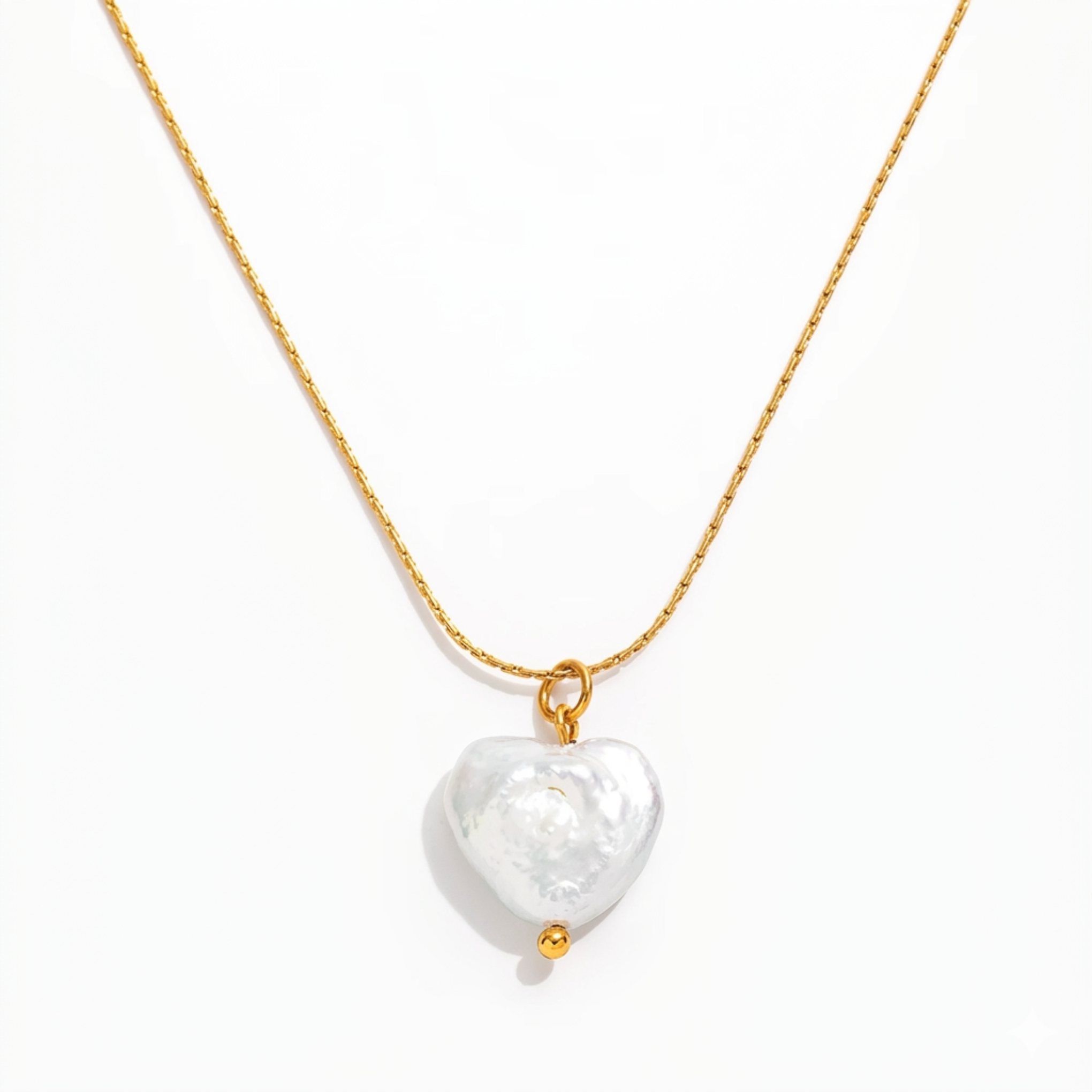 Pearl Heart Necklace