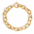 Gold Rope Link Bracelet