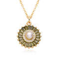 Olive Crystal Sphere