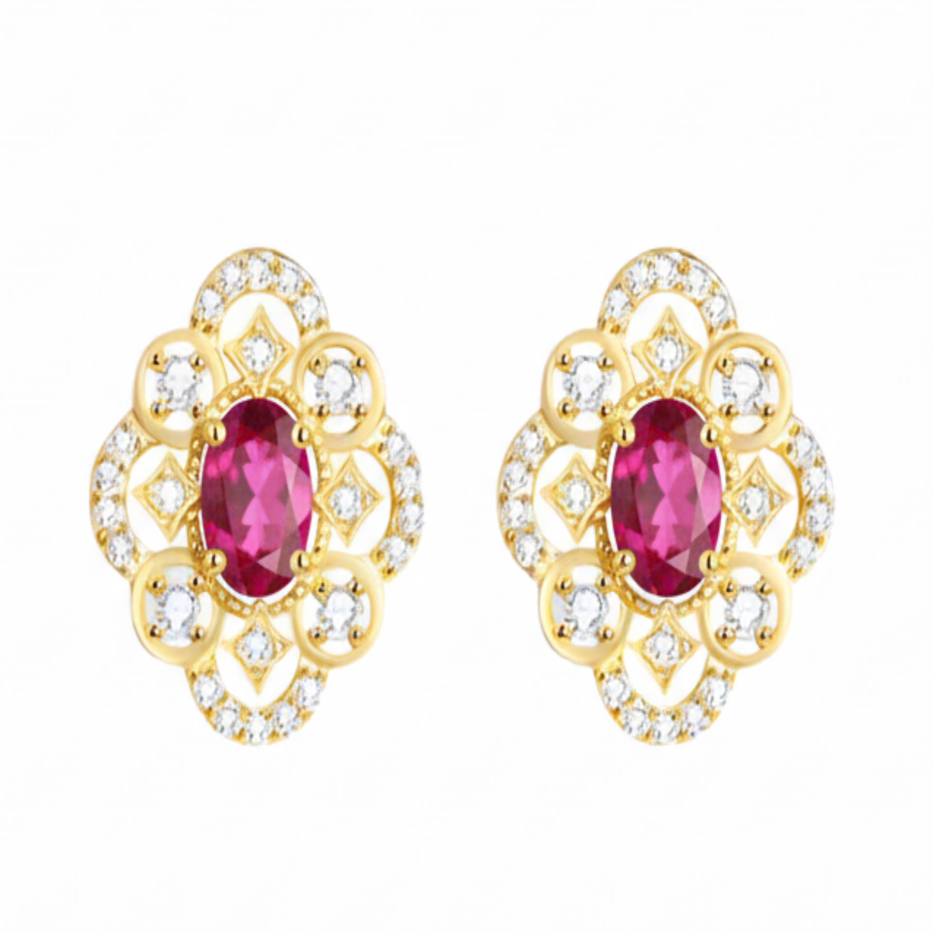 Victorian Ruby Earrings – Aubrey Adele