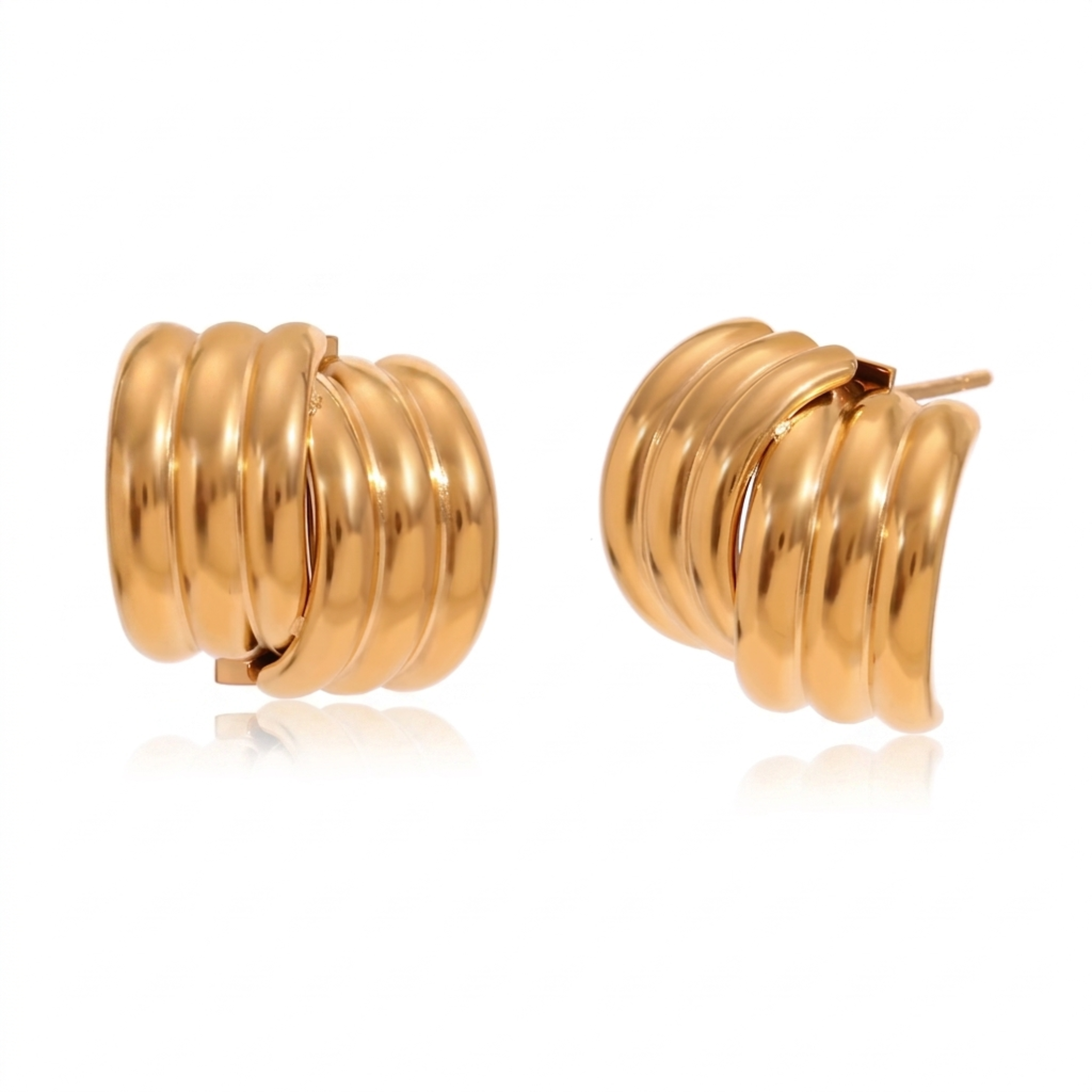 Heirloom Ribbed Earrings