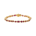 Ruby Red Medley Tennis Bracelet