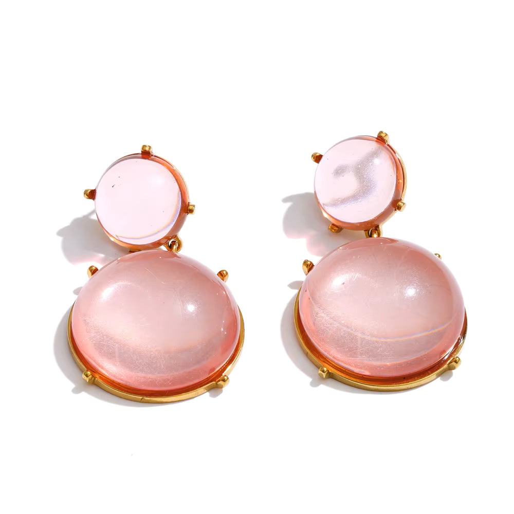 Glass Drop Earrings
