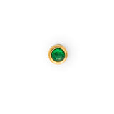 May birthstone charm in gold