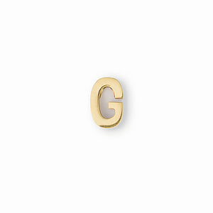 Gold letter G charm