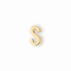 gold letter S charm