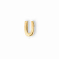 gold letter U charm