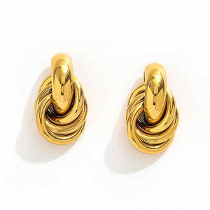 Intertwined Studs - Gold