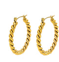 Helixia Gold Hoop 32mm