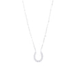 Horseshoe Necklace Silver