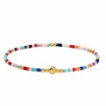 Bright Rice Bead Bracelet