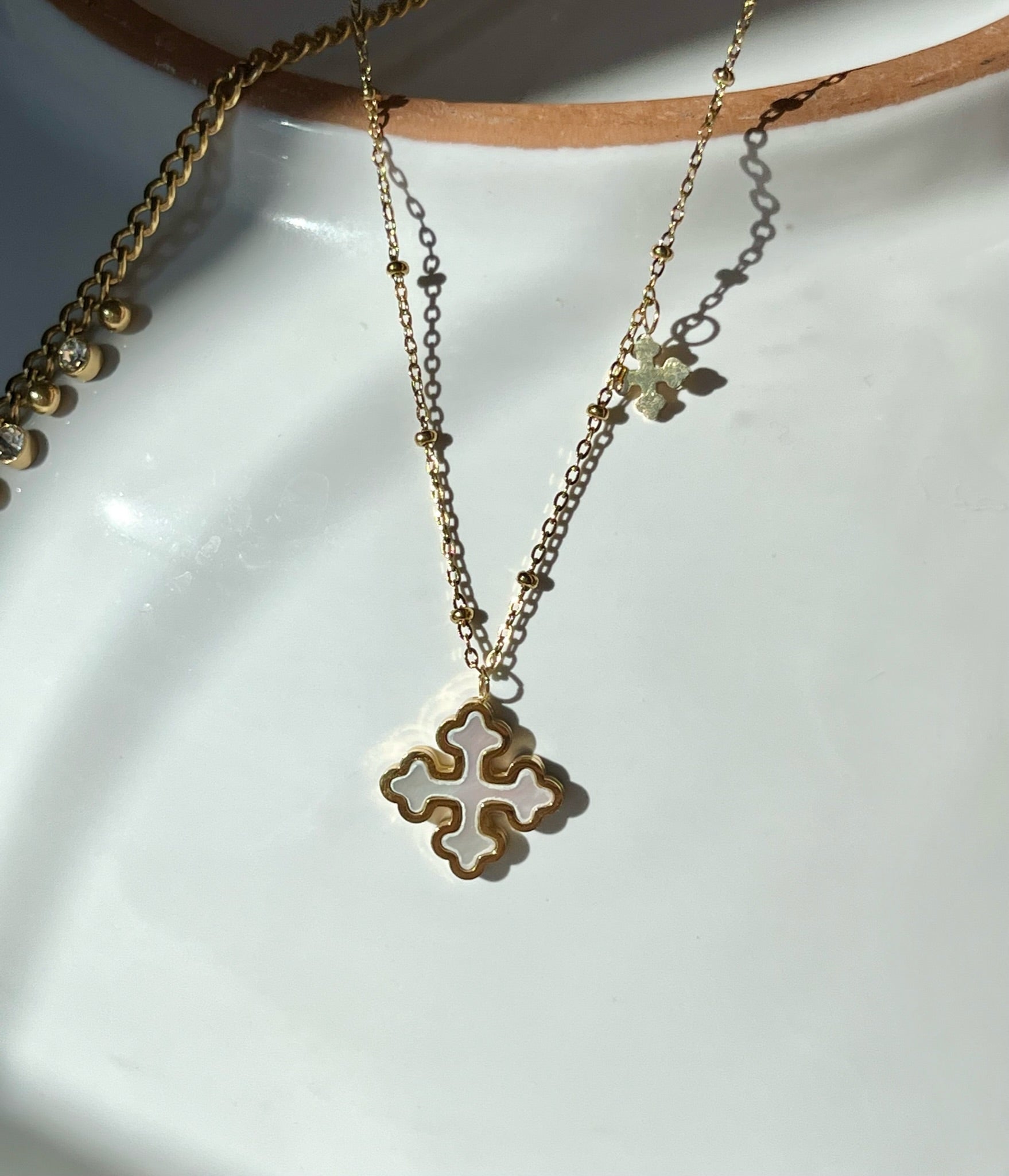 Mother of Pearl Cross
