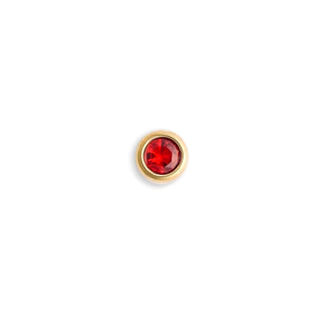 July Birthstone Charm - Gold