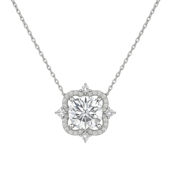 Moissanite 1 Carat Necklace